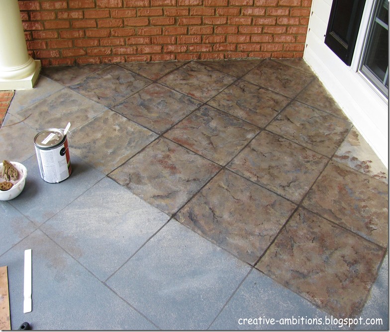 Faux Tile Front Porch (a)