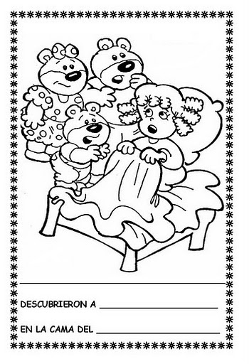Dibujos Para Colorear De Ricitos De Oro Y Los Tres Osos | Holidays OO
