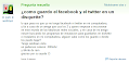 ¿Como guardo el Facebook y Twitter en un Diskette?
