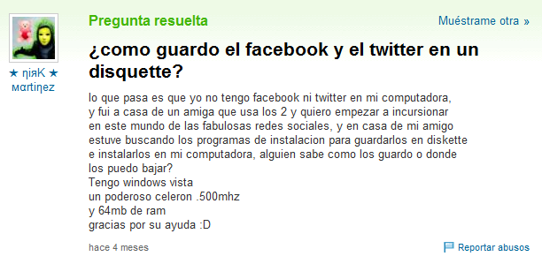 Como guardo el Facebook y Twitter en un Diskette Como guardo el Facebook y Twitter en un Diskette