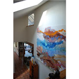 View overlooking foyer from catwalk