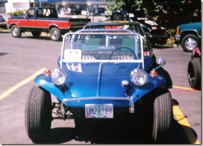 53 Dune Buggy in the Rainier Shopping Center parking lot for Rainier Days in the Park on July 13, 1996
