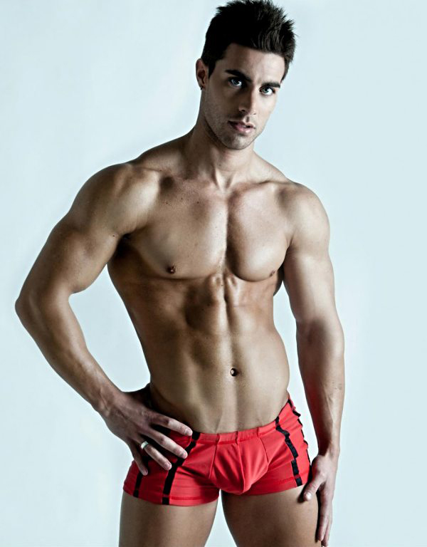 Hunk in Red Trunks