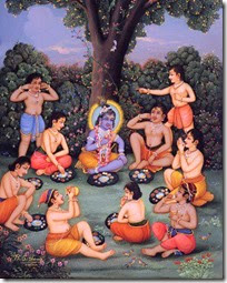 [Krishna with His friends]