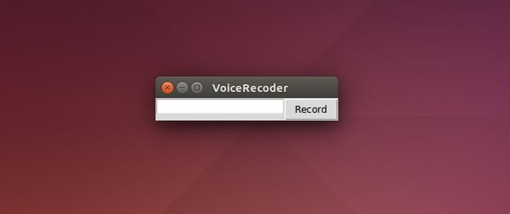 VoiceRecoder in Ubuntu