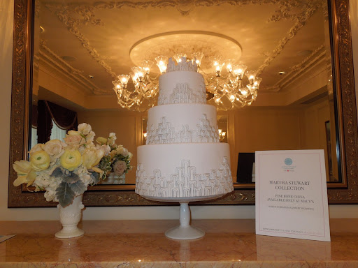 This modern confection, created by Ron Ben-Israel, was inspired by the Martha Stewart Collection's 