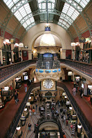 Clock in the QVB