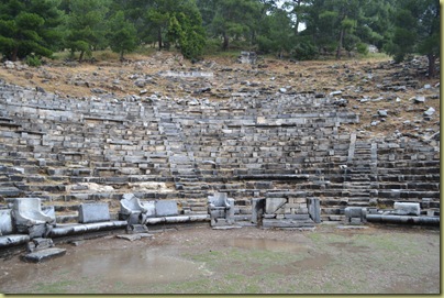 Priene Seats for important people