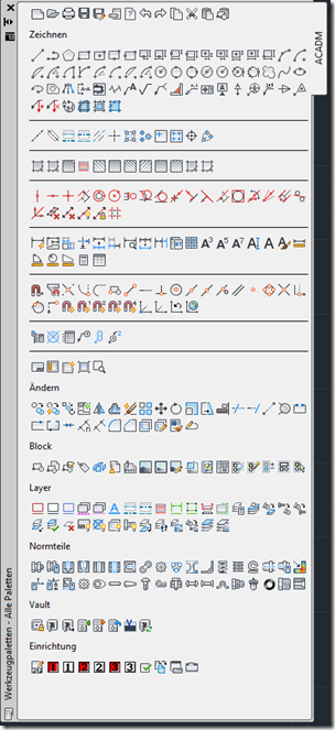 Autodesk Inventor FAQ: AutoCAD Mechanical: Alle wichtigen Befehle in einer  Werkzeugpalette [Download]