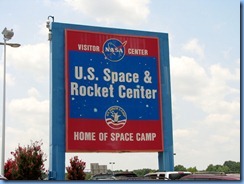 8509 U.S. Space and Rocket Center sign - Huntsville, Alabama