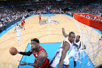 lebron james nba 130214 mia at okc 07 LBJ Powers Heat in new PEs. Ends Streak by Shooting ONLY 58%.