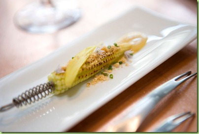 bitesize mini corn on the cob at minibar