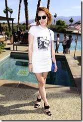 LA QUINTA, CA - APRIL 10:  Actress Jena Malone attends Coach Backstage at SOHO Desert House on April 10, 2015 in La Quinta, California.  (Photo by Jerod Harris/Getty Images for Coach)