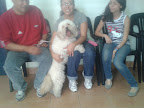 GALANA feliz con su linda familia nos vino a visitar