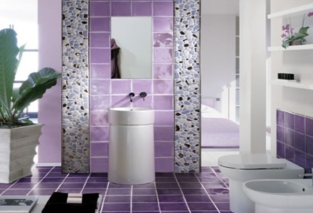 revestimientos-y-azulejos-color-violeta-reformas-en-baños-baños-de-diseño revestimientos-y-azulejos-color-violeta-reformas-en-baños-baños-de-diseño