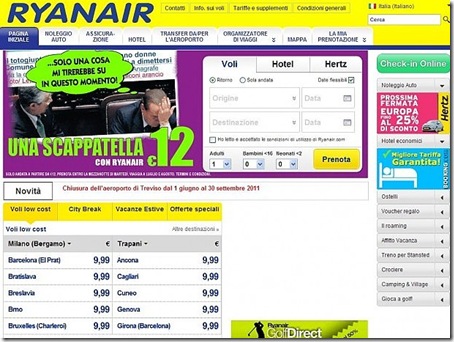 ryanair sfotte berlusconi ryanair sfotte berlusconi