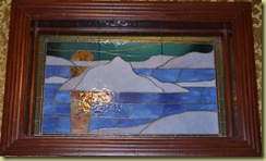 Alesund Art Nouveau Leaded Window