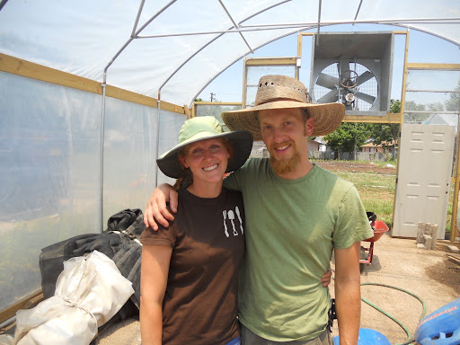 Urban Roots Farm owners, Adam & Melissa Millsap.
(Photo credit: Samuel Crowe)