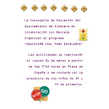 programa edución vial horario