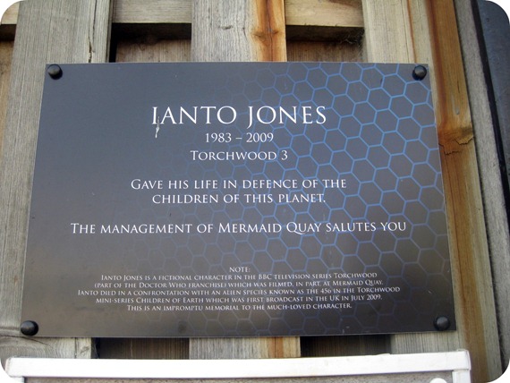 Ianto Jones memorial