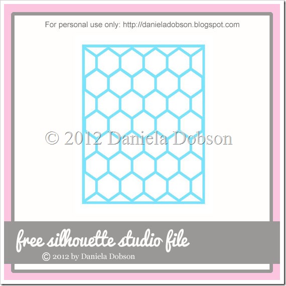 Honeycomb card front  by Daniela Dobson