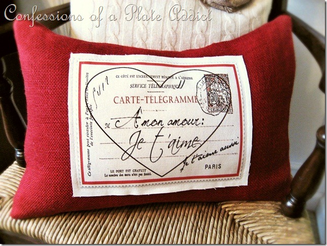 CONFESSIONS OF A PLATE ADDICT Pottery Barn Inspired Valentine Pillow5