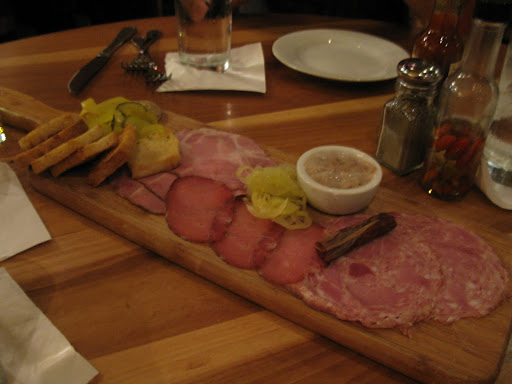 Dinner at Cochon had to start with some house-made charcuterie.  Yes, that's literally a little tub of lard.