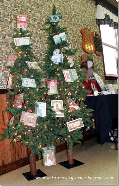Christmas Card Making day 2012_Christmas trees