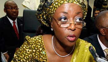 Mrs. Diezani Alison-Madueke, Nigerian Minister of Petroleum Resources, will visit the site of Chevron's KS Endeavour rig fire, 15 February 2012. thisdaylive.com