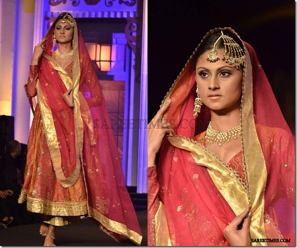 meera musaffar ali_peach_lehenga