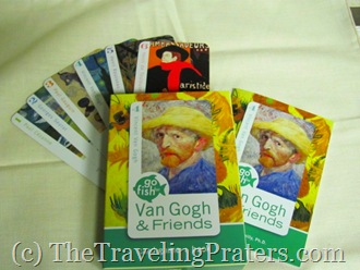 Go Fish for Van Gogh and Friends card game and book 