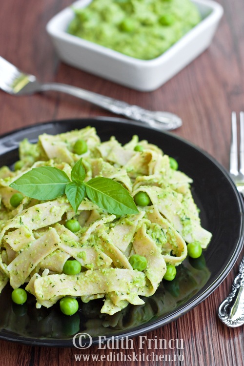 paste cu pesto de mazare 1