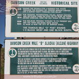 Milha Zero da Alaska Highway - Quase lá!!! -  Dawson Creek - British Columbia, Canadá
