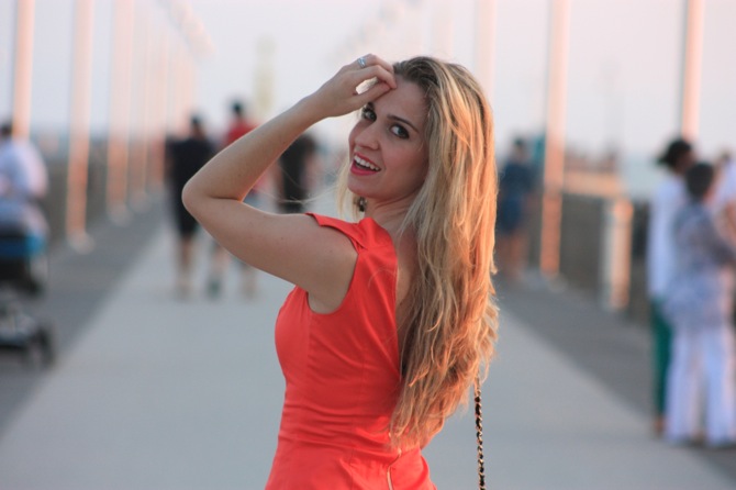lipsy vestito arancione