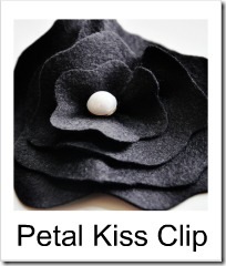 petalkiss hair clip button