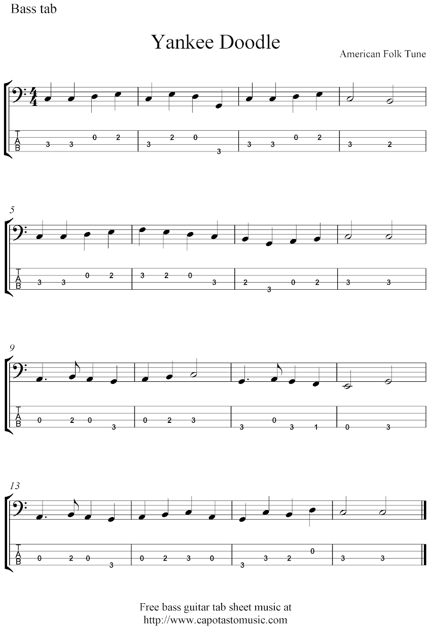 Clear Guitar Tabs Sheet Music