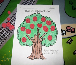 Roll an Apple tree game