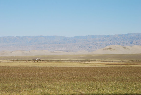 Tianshan - Aux abords de la dune