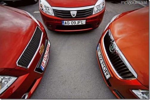 Test Dacia Sandero vs Fabia en Aveo 04