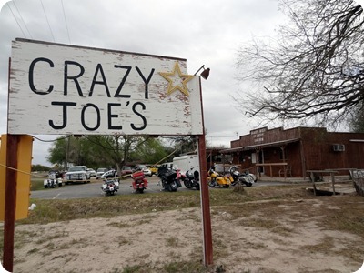 crazy joe's sign