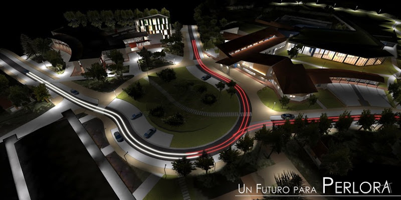 Plaza Asturias noche