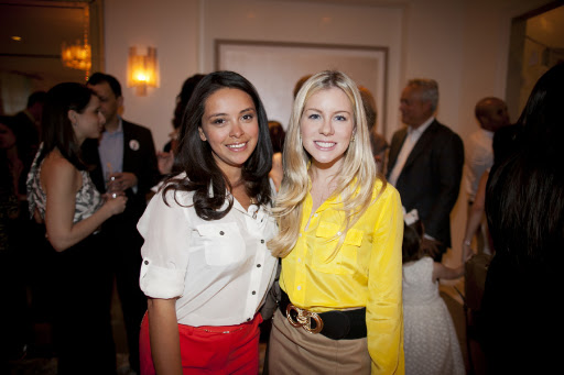 Mayra Castillo of Always a Bridesmaid and Jacqueline Weppner of Merci New York—two great blogs!