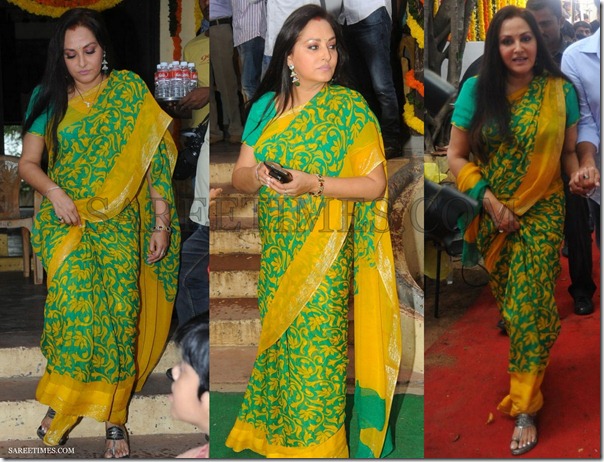 Jayapradha_Green_Saree