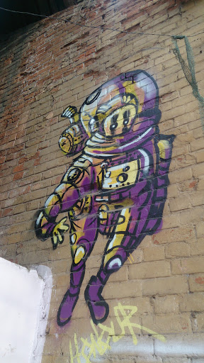 Graffiti - Funny Spaceman 