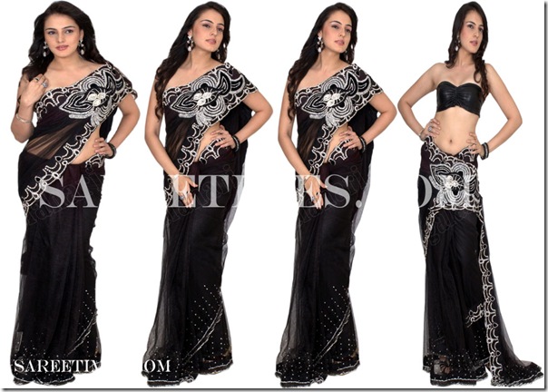 Hanika_Paryani_Black_Designer_Saree