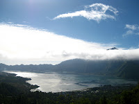 Mt Batur and its crater lake