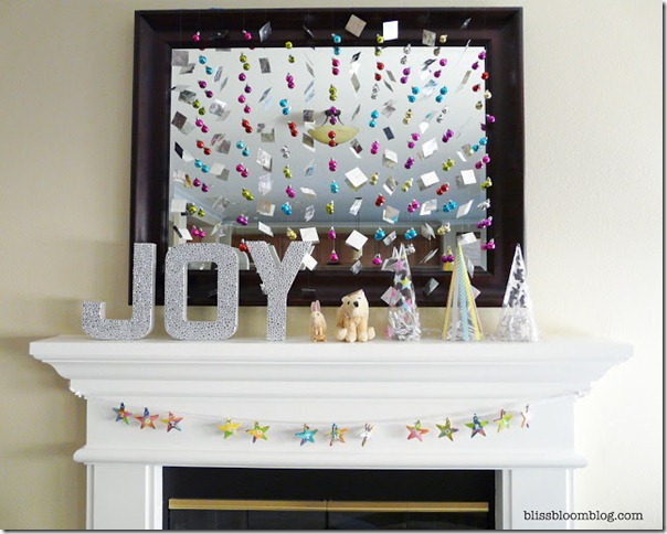 Joyeux mantel from  Bliss Bloom Blog