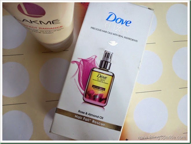 Dove Elixir with Rose almond oil