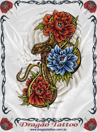 Cobras desenhos cobras serpentes anacondas desenhos tattoo tatuagens