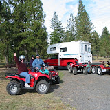 Riding our ATVs